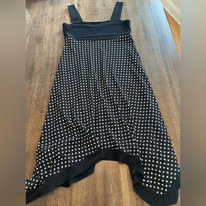 Frank Lyman Design Dress Black White Polka Dot Summer Dress - Size 8